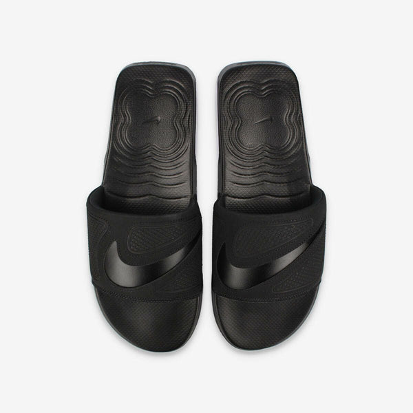 NIKE AIR MAX CIRRO SLIDE BLACK/BLACK/MTLC SILVER/WHITE