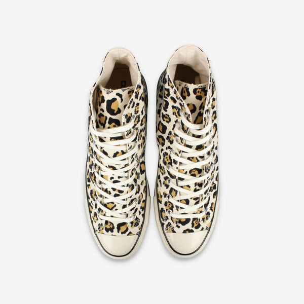 CONVERSE ALL STAR US LEOPARD HI WHITE