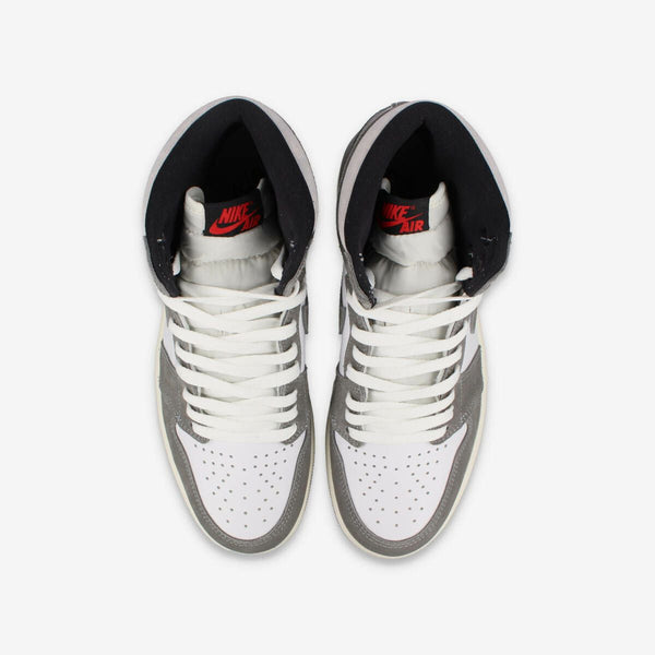 NIKE AIR JORDAN 1 RETRO HIGH OG BLACK/FIRE RED/WHITE/LIGHT SMOKE GREY