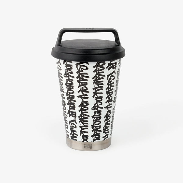 LA TORA JACKSON THIRTEEN HEARTS thermo mug GRIP TUMBLER WHITE