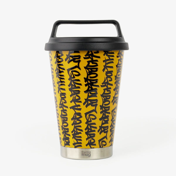 LA TORA JACKSON THIRTEEN HEARTS thermo mug GRIP TUMBLER YELLOW