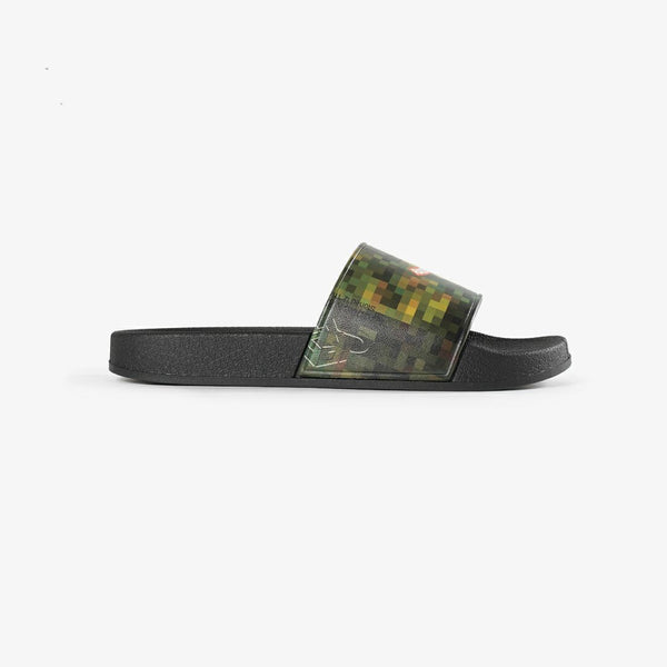 raidback fabric PIXCEL CAMO SANDALS BLACK