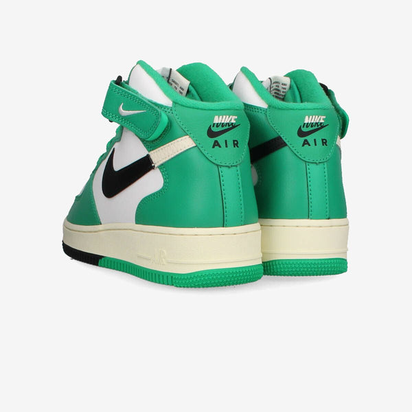 NIKE AIR FORCE 1 MID '07 LV8 [SPLIT] SUMMIT WHITE/STADIUM GREEN/COCONUT MILK/BLACK