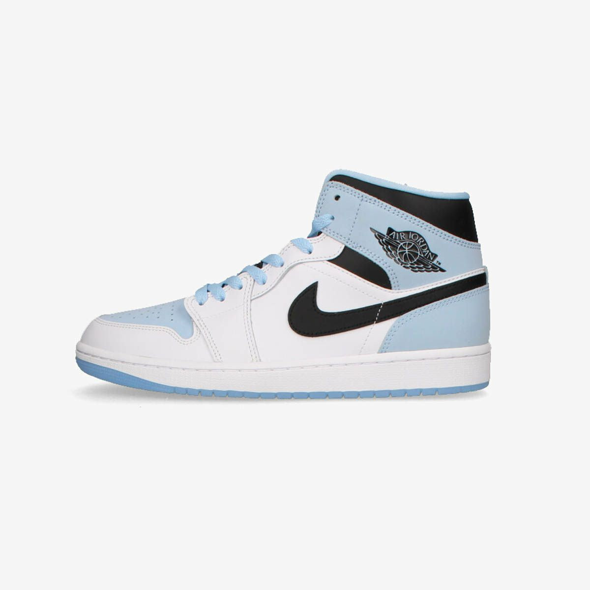 NIKE AIR JORDAN 1 MID SE WHITE/ICE BLUE/BLACK dv1308-104