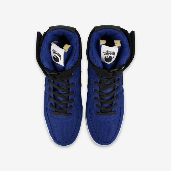 NIKE VANDAL HI SP [STUSSY] DEEP ROYAL BLUE/BLACK/WHITE