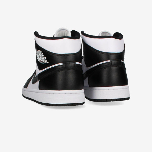 NIKE WMNS AIR JORDAN 1 MID WHITE/BLACK/WHITE