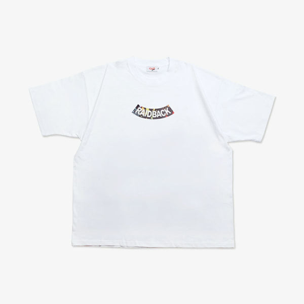 raidback fabric “G.I.T.D. ARCH" TEE (B-TYPE) WHITE