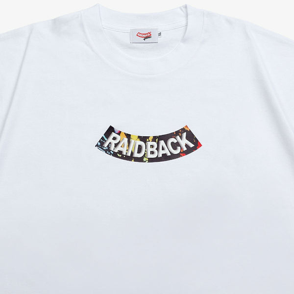 raidback fabric “G.I.T.D. ARCH" TEE (B-TYPE) WHITE