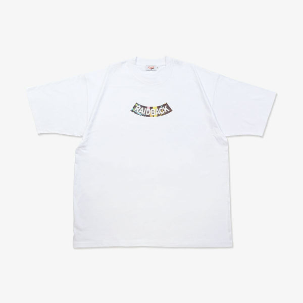 raidback fabric “G.I.T.D. ARCH" TEE (C-TYPE) WHITE