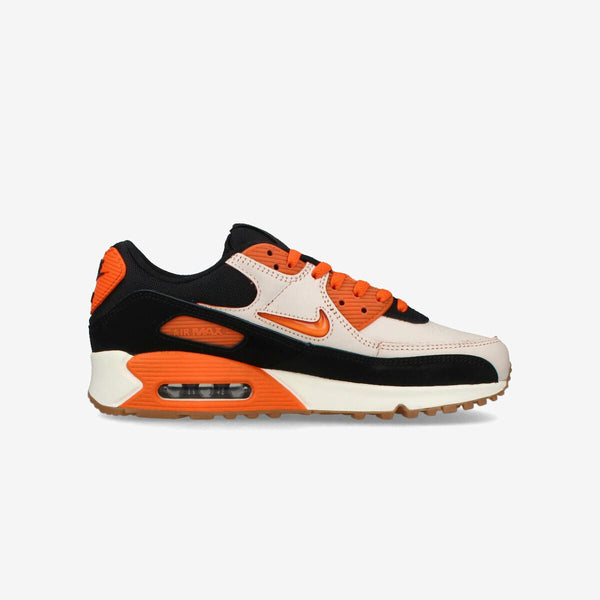 NIKE AIR MAX 90 PREMIUM SAIL/SAFETY ORANGE/BLACK