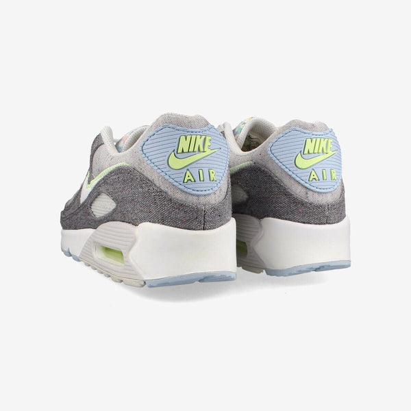 NIKE AIR MAX 90 NRG [RECYCLED CANVAS] VAST GRAY/WHITE/BARELY VOLT