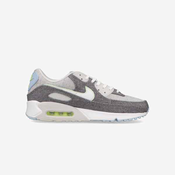 NIKE AIR MAX 90 NRG [RECYCLED CANVAS] VAST GRAY/WHITE/BARELY VOLT