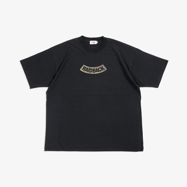 raidback fabric REFLEXION PIXEL ARCH TEE 【REFLECTOR】 BLACK