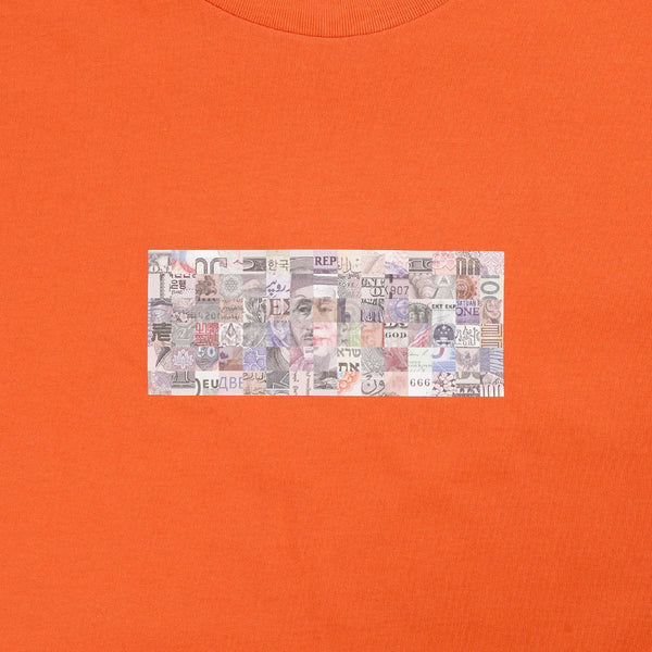 raidback fabric CREAM BILL,Y'ALL TEE ORANGE