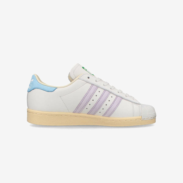 adidas SUPERSTAR 82 CRYSTAL WHITE/CLEAR BLUE/GREEN