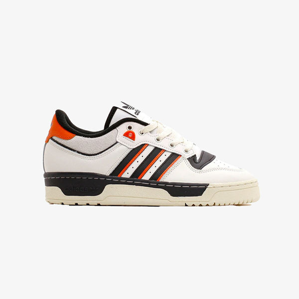 adidas RIVALRY 86 LOW CLOUD WHITE/CORE BLACK/SEMI IMPACT ORANGE