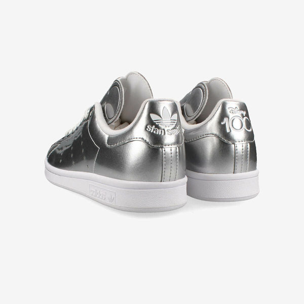 adidas STAN SMITH J SILVER METALLIC/CORE BLACK/FTWR WHITE