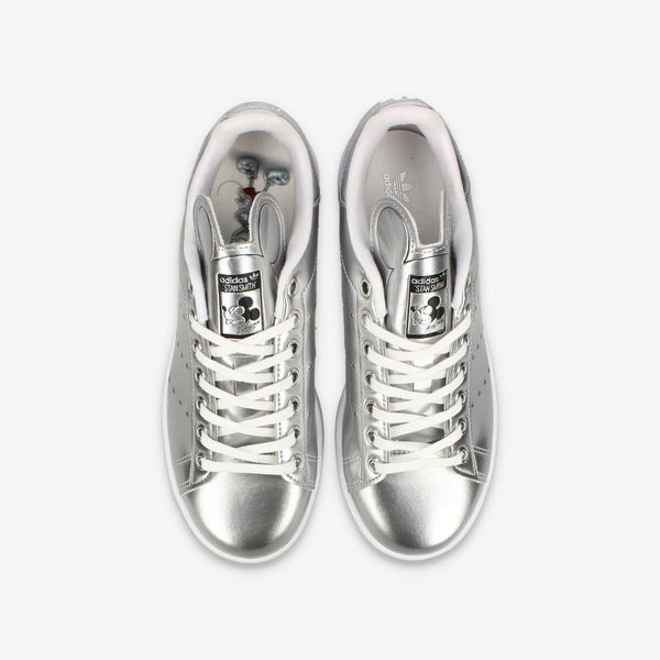 adidas STAN SMITH J SILVER METALLIC/CORE BLACK/FTWR WHITE