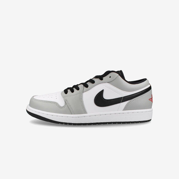 NIKE AIR JORDAN 1 LOW LT SMOKE GREY/GYM RED/WHITE/BLACK