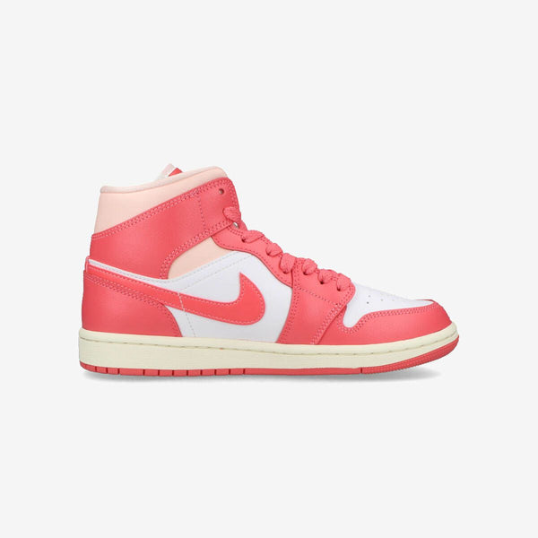 NIKE WMNS AIR JORDAN 1 MID WHITE/SEA CORAL/ATMOSPHERE