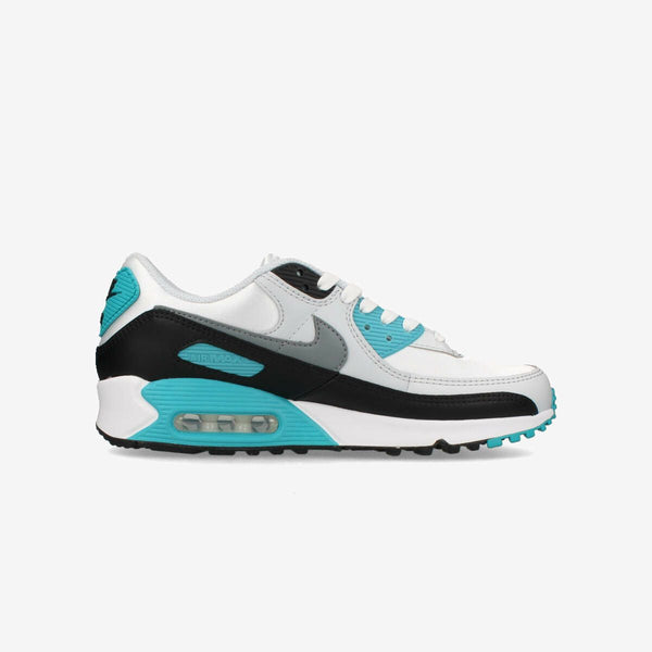 NIKE WMNS AIR MAX 90 WHITE/TEAL NEBULA/BLACK/COOL GRAY