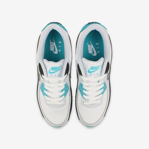 NIKE WMNS AIR MAX 90 WHITE/TEAL NEBULA/BLACK/COOL GRAY