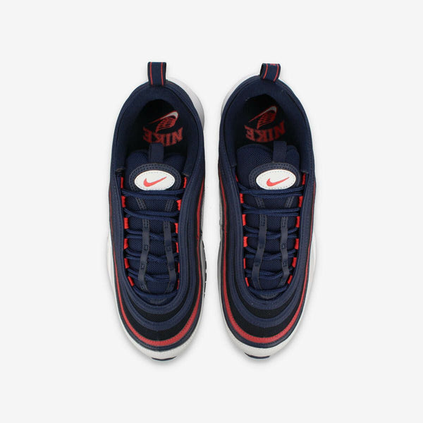 NIKE AIR MAX 97 MIDNIGHT NAVY/OBSIDIAN/PHOTO DUST/TRACK RED