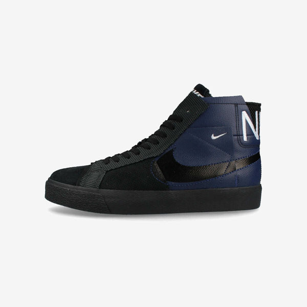 NIKE SB ZOOM BLAZER MID PREMIUM MIDNIGHT NAVY/FOOTBALL GREY/ANTHRACITE/BLACK