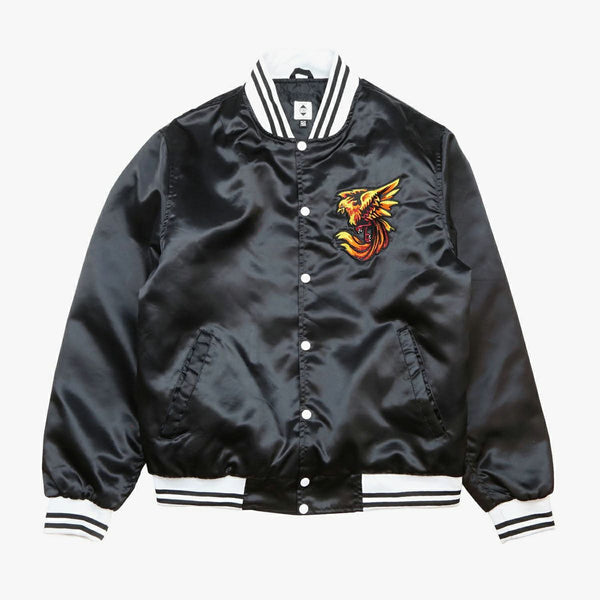 EXPANSION PHONIX NY SATIN JACKET BLACK