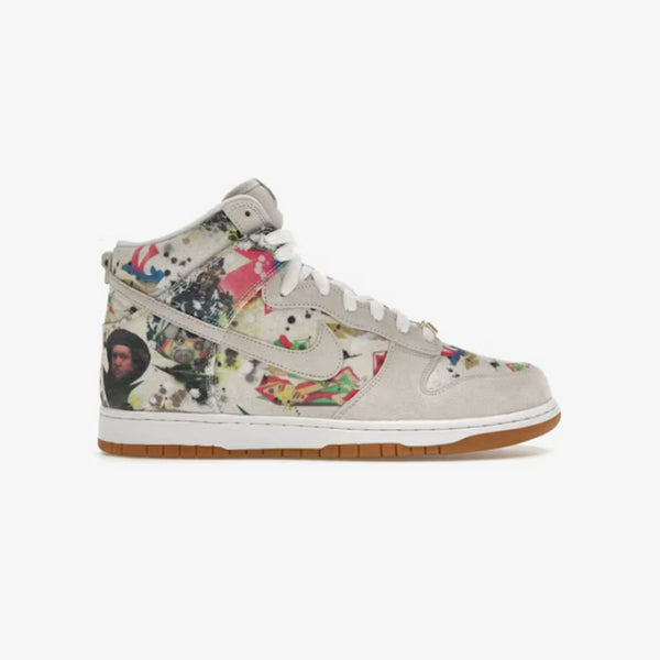 NIKE SB DUNK HIGH OG QS [SUPREME] WHITE/WHITE/MULTI/COLOR