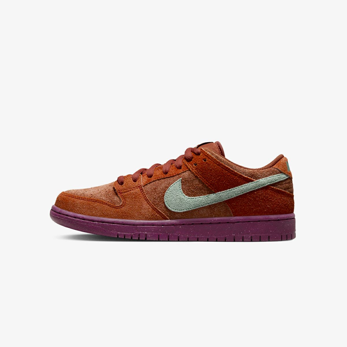 NIKE SB DUNK LOW PRO PRM MYSTIC RED/EMERALD RISE dv5429-601