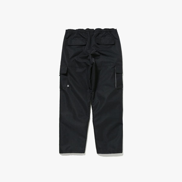 FIRST DOWN BACK FLEECE PANTS HONEYCOMB LIP NYLON BLACK