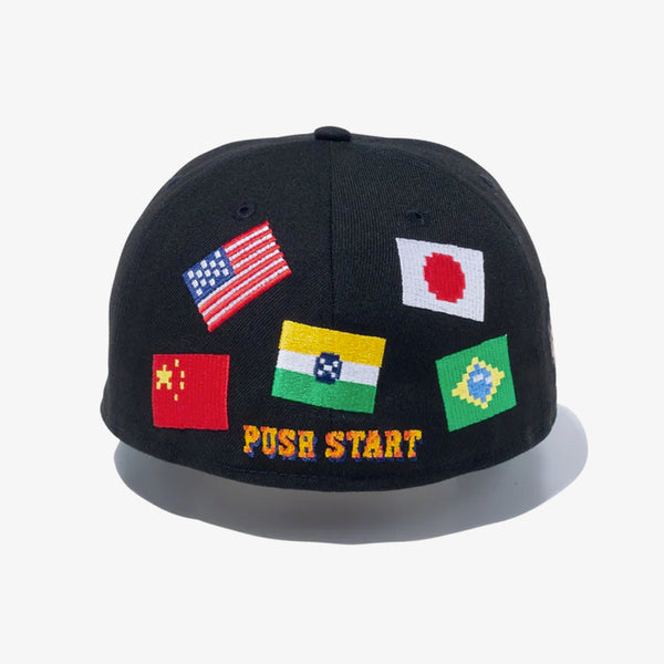 NEW ERA 59FIFTY STREET FIGHTER II TITLE LOGO BLACK