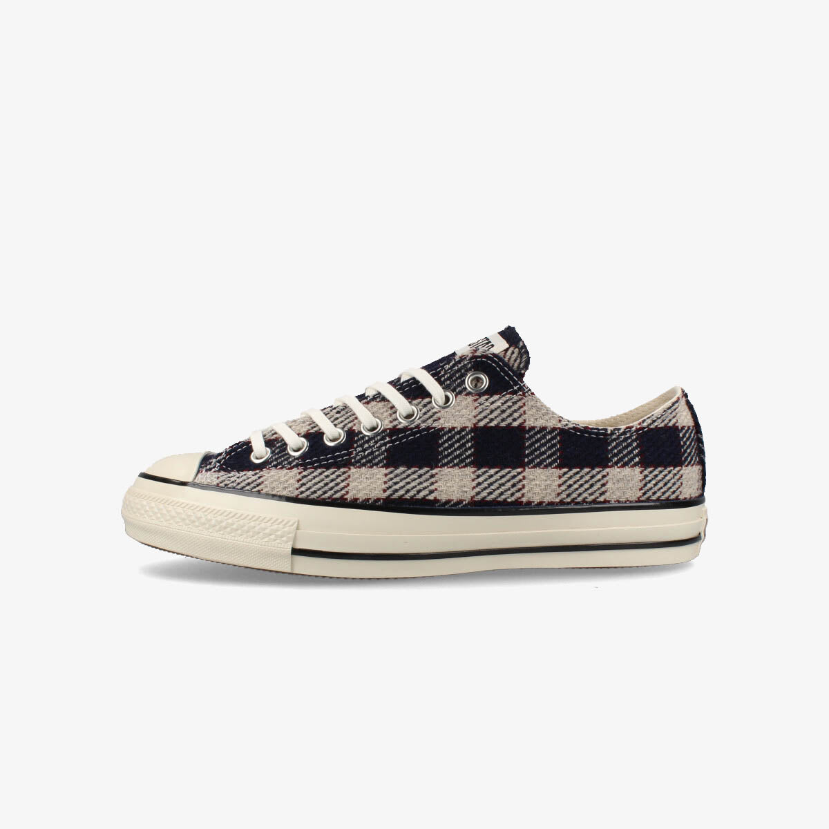 CONVERSE ALL STAR US WOOL PLAID OX GRAY/NAVY/RED