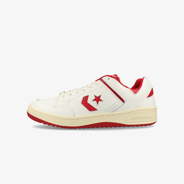 CONVERSE WEAPON CC OX WHITE/DARK RED