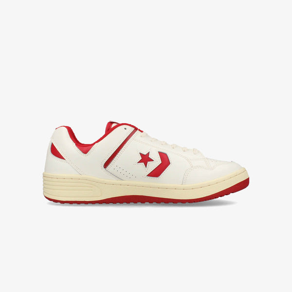 CONVERSE WEAPON CC OX WHITE/DARK RED