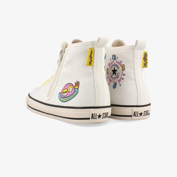 CONVERSE CHILD ALL STAR N TAMAGOTCHI Z HI WHITE