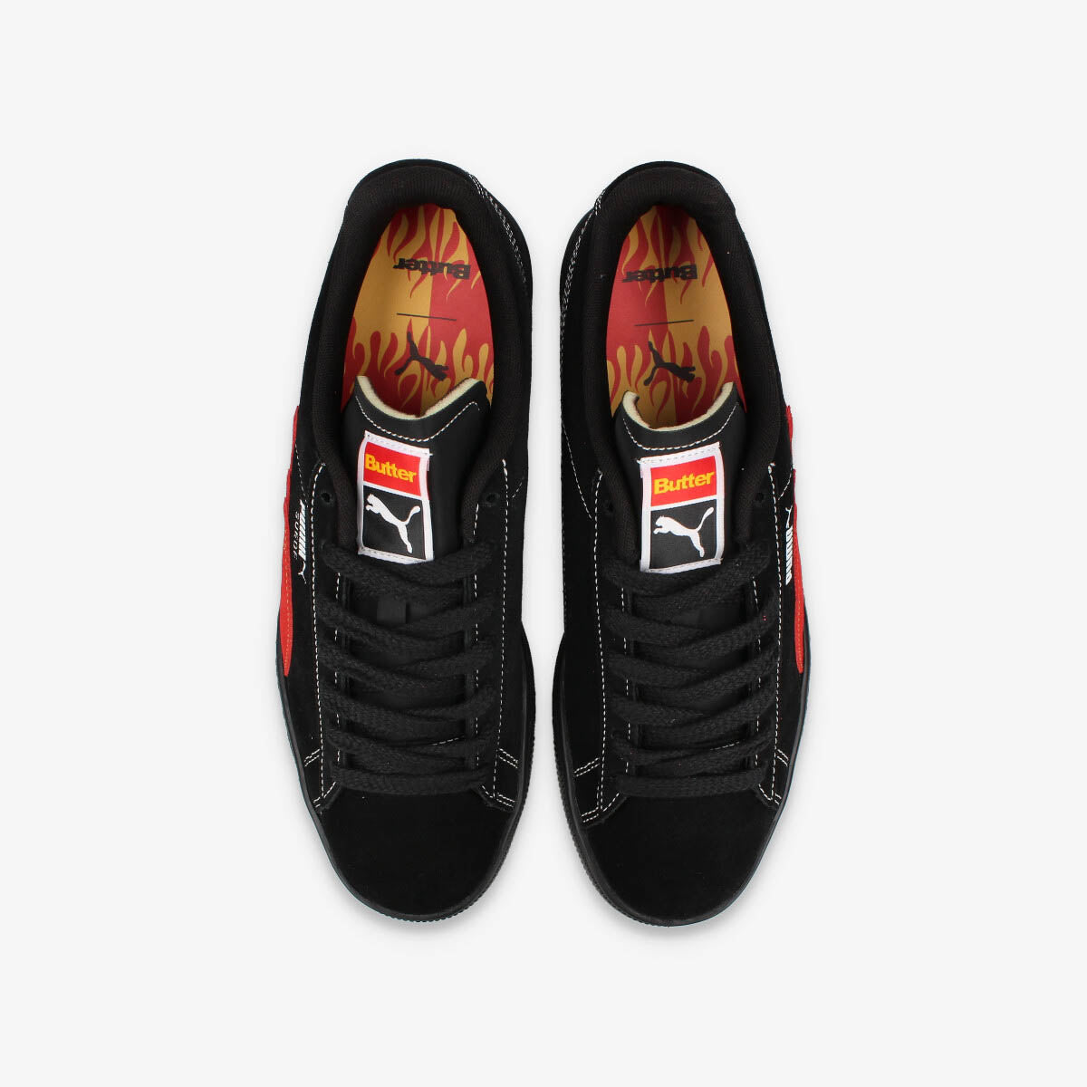 PUMA SUEDE CLASSIC BUTTER GOODS BLACK/RED – KICKS LAB.