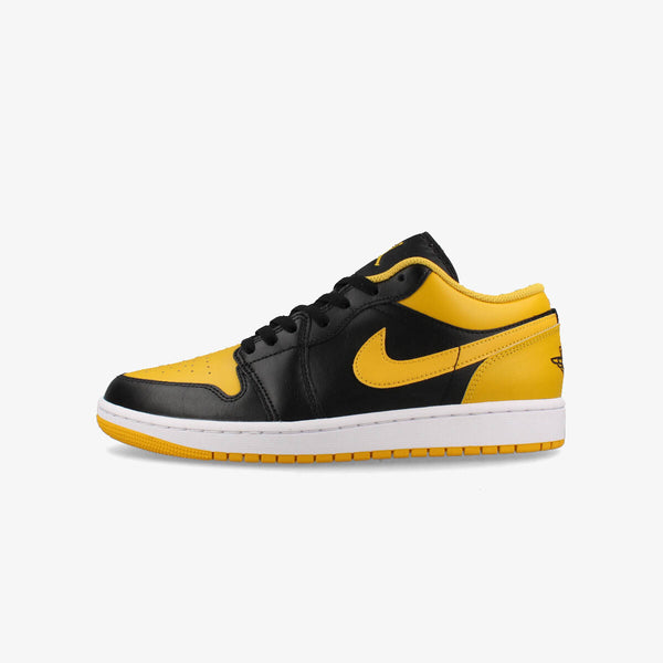 NIKE AIR JORDAN 1 LOW BLACK/YELLOW OCHRE/WHITE