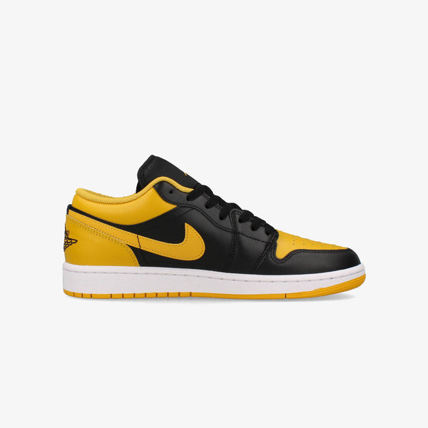 NIKE AIR JORDAN 1 LOW BLACK/YELLOW OCHRE/WHITE