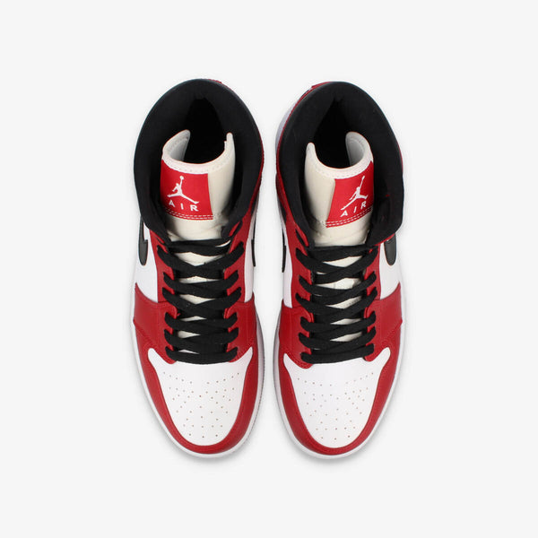 NIKE AIR JORDAN 1 MID WHITE/GYM RED/BLACK