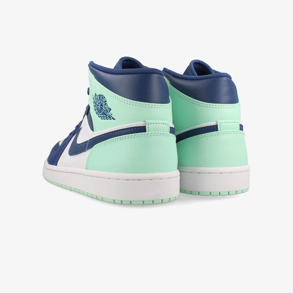 NIKE AIR JORDAN 1 MID MYSTIC NAVY/MINT FOAM/WHITE