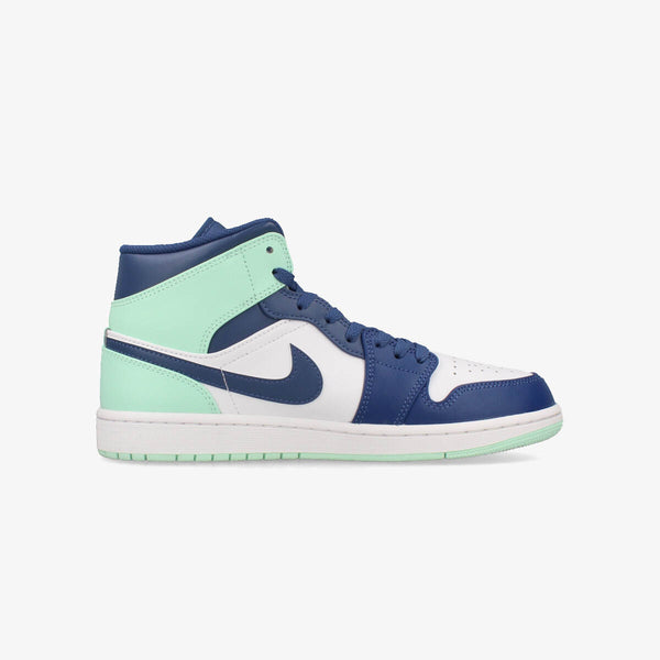 NIKE AIR JORDAN 1 MID MYSTIC NAVY/MINT FOAM/WHITE