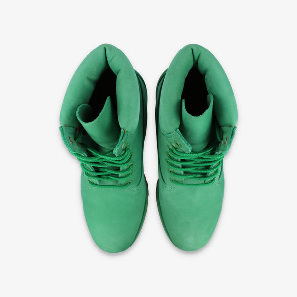 green nubuck timberlands