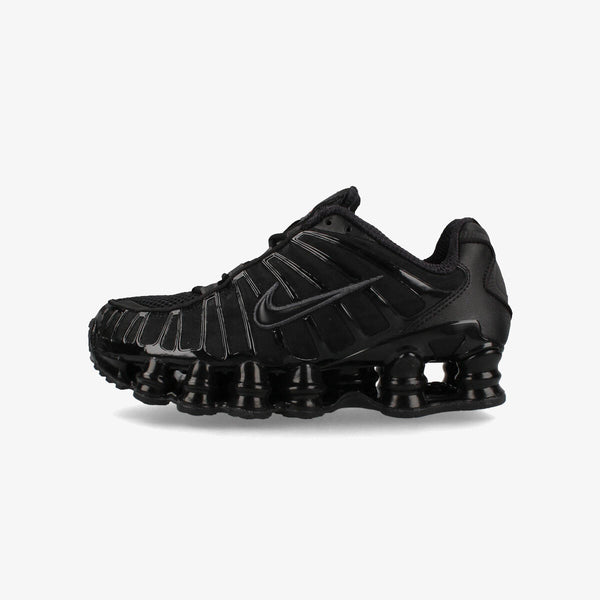 NIKE WMNS SHOX TL BLACK/BLACK/MTLC HEMATITE/MAX ORANGE