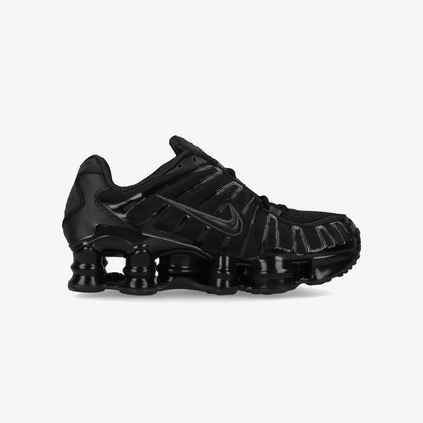 NIKE WMNS SHOX TL BLACK/BLACK/MTLC HEMATITE/MAX ORANGE