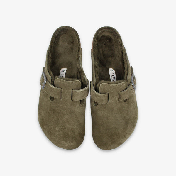 BIRKENSTOCK BOSTON VL SHEARLING 【REGULAR】 THYME