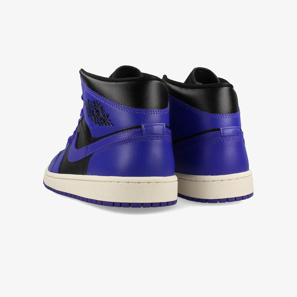 NIKE WMNS AIR JORDAN 1 MID BLACK/DARK CONCORD/SAIL