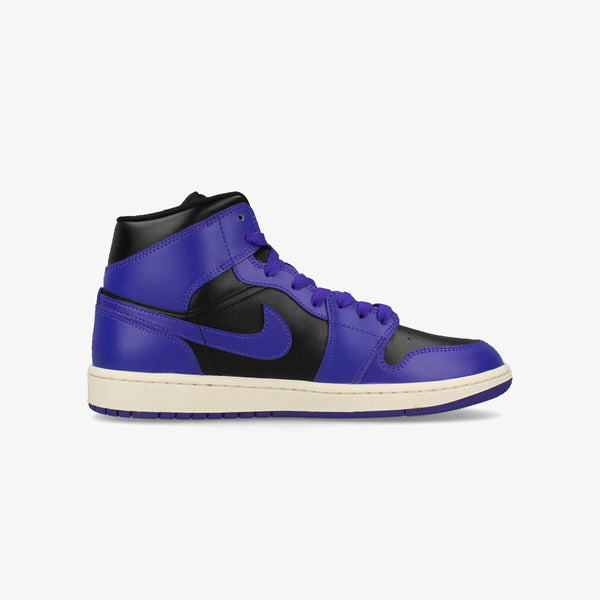 NIKE WMNS AIR JORDAN 1 MID BLACK/DARK CONCORD/SAIL