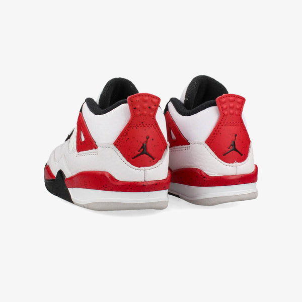 NIKE AIR JORDAN 4 RETRO TD WHITE/FIRE RED/BLACK